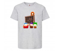 Футболка детская Южный Парк 007 (South park) серая (SPA gr 007) 152 см