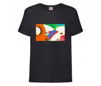 Футболка детская Южный Парк 003 (South park) черная (SPA blc 003) 140 см