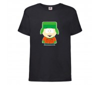 Футболка детская Южный Парк 011 (South park) черная (SPA blc 011) 152 см
