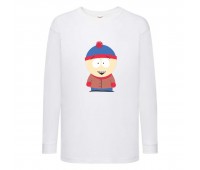 Лонгслив реглан Южный Парк 002 (South park) белый (SPA wh 002) 104 см