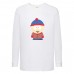 Лонгслив реглан Южный Парк 002 (South park) белый (SPA wh 002) 104 см