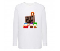 Лонгслив реглан Южный Парк 007 (South park) белый (SPA wh 007) 104 см