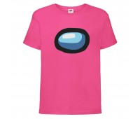 Футболка детская Амонг АС  (Among US) розовая (among-us-004-pink) 152 см