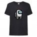 Футболка детская Амонг АС  (Among US) черная (among-us-005-black) 152 см