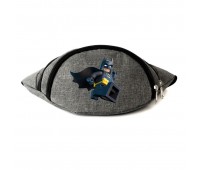 Сумка Бананка на пояс  Лего Бетмен (LEGO-Batman-06) Cappuccino Toys серая