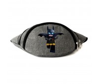Сумка Бананка на пояс  Лего Бетмен (LEGO-Batman-08) Cappuccino Toys серая
