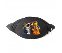 Сумка Бананка на пояс  Лего МУВИ (LEGO-Movie-03) Cappuccino Toys черная