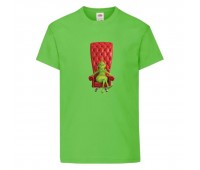  Футболка детская Новый Год (New Year) светло-зеленый (0002-green) размер 104 см