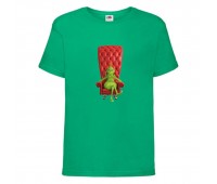  Футболка детская Новый Год (New Year) зеленая (0002-green) размер 152 см
