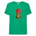  Футболка детская Новый Год (New Year) зеленая (0002-green) размер 152 см