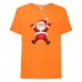  Футболка детская Новый Год (New Year) оранжевая (0007-orange) размер 104 см