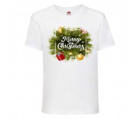  Футболка детская Новый Год (New Year) белая (0016-white) размер 164 см
