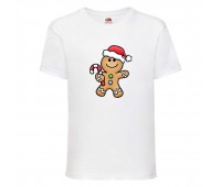  Футболка детская Новый Год (New Year) белая (0026-white) размер 104 см