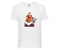 Футболка детская Новый Год (New Year) белая (0028-white) размер 104 см Футболка детская Новый Год (New Year) белая (0028-white) размер 104 см