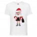  Футболка  Новый Год (New Year) белая (0040-white) размер 152 см
