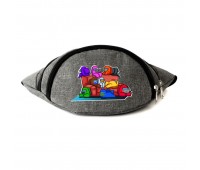 Сумка Бананка на пояс Амонг Ас  (Among Us-07) Cappuccino Toys серая