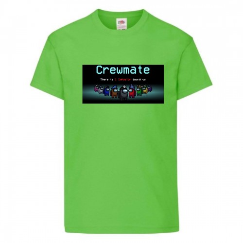 Футболка детская Амонг АС 008 (Among US) светлозеленая (among-us-008-lgrn) 116 см Футболка детская Амонг АС 008 (Among US) светлозеленая (among-us-008-lgrn) 116 см