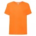  Футболка детская Новый Год (New Year) оранжевая (1100-orange) размер 152 см