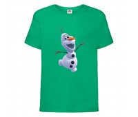 Футболка детская Холодное сердце 001 (Frozen) зеленая (FRH grn 001) 104 см Футболка детская Холодное сердце 001 (Frozen) зеленая (FRH grn 001) 104 см