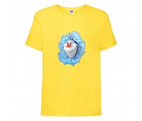 Футболка детская Холодное сердце 002 (Frozen) желтая (FRH yel 002) 104 см