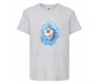 Футболка детская Холодное сердце 002 (Frozen) серая (FRH gr 002) 104 см