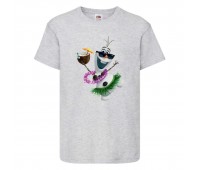 Футболка детская Холодное сердце 005 (Frozen) серая (FRH gr 005) 104 см