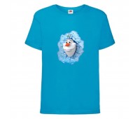 Футболка детская Холодное сердце 002 (Frozen) синяя (FRH blu 002) 98 см