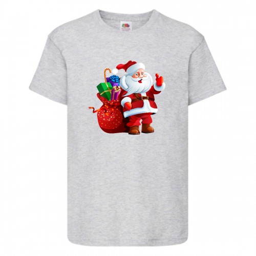 Футболка детская Новый Год (New Year) серая (0003-gray) размер 116 см Футболка детская Новый Год (New Year) серая (0003-gray) размер 116 см