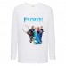 Лонгслив реглан Холодное сердце 006 (Frozen) белый (FRH wh 006) 140 см