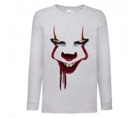 Лонгслив реглан ОНО Пеннивайз 001 (Pennywise) серый (OPN gr 001) 152 см