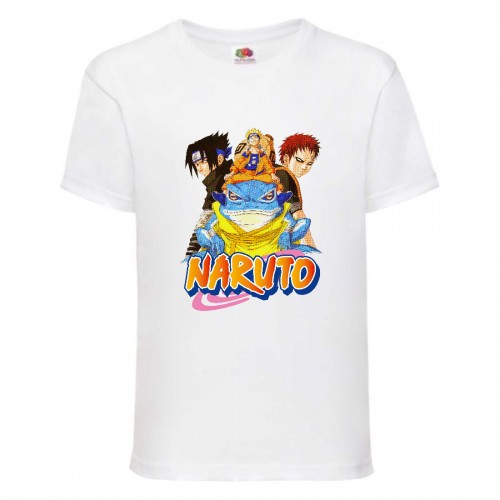Футболка детская Наруто 001 (Naruto) белая (NAR wh 001) 116 см Футболка детская Наруто 001 (Naruto) белая (NAR wh 001) 116 см