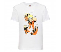 Футболка детская Наруто 005 (Naruto) белая (NAR wh 005) 128 см Футболка детская Наруто 005 (Naruto) белая (NAR wh 005) 128 см