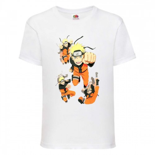 Футболка детская Наруто 005 (Naruto) белая (NAR wh 005) 128 см Футболка детская Наруто 005 (Naruto) белая (NAR wh 005) 128 см
