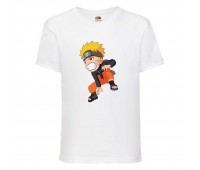 Футболка детская Наруто 029 (Naruto) белая (NAR wh 029) 128 см Футболка детская Наруто 029 (Naruto) белая (NAR wh 029) 128 см