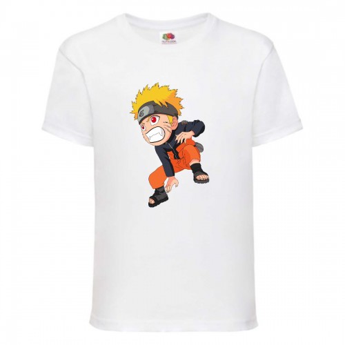 Футболка детская Наруто 029 (Naruto) белая (NAR wh 029) 128 см Футболка детская Наруто 029 (Naruto) белая (NAR wh 029) 128 см
