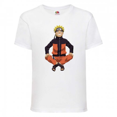 Футболка детская Наруто 033 (Naruto) белая (NAR wh 033) 128 см Футболка детская Наруто 033 (Naruto) белая (NAR wh 033) 128 см