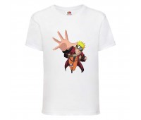 Футболка детская Наруто 036 (Naruto) белая (NAR wh 036) 128 см Футболка детская Наруто 036 (Naruto) белая (NAR wh 036) 128 см