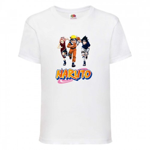 Футболка детская Наруто 041 (Naruto) белая (NAR wh 041) 128 см Футболка детская Наруто 041 (Naruto) белая (NAR wh 041) 128 см