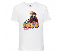 Футболка детская Наруто 043 (Naruto) белая (NAR wh 043) 128 см Футболка детская Наруто 043 (Naruto) белая (NAR wh 043) 128 см