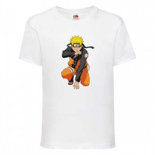 Футболка детская Наруто 045 (Naruto) белая (NAR wh 045) 128 см Футболка детская Наруто 045 (Naruto) белая (NAR wh 045) 128 см