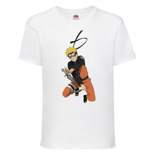 Футболка детская Наруто 047 (Naruto) белая (NAR wh 047) 128 см Футболка детская Наруто 047 (Naruto) белая (NAR wh 047) 128 см