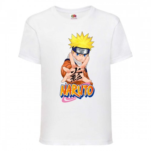 Футболка детская Наруто 048 (Naruto) белая (NAR wh 048) 128 см Футболка детская Наруто 048 (Naruto) белая (NAR wh 048) 128 см