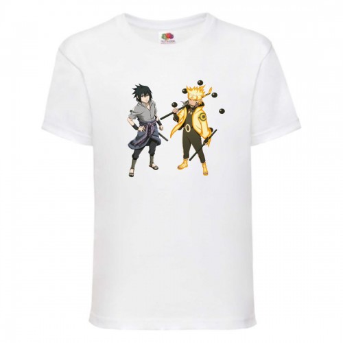 Футболка детская Наруто 051 (Naruto) белая (NAR wh 051) 128 см Футболка детская Наруто 051 (Naruto) белая (NAR wh 051) 128 см