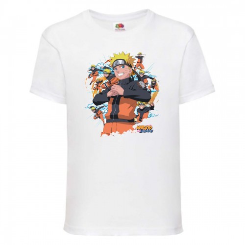 Футболка детская Наруто 055 (Naruto) белая (NAR wh 055) 128 см Футболка детская Наруто 055 (Naruto) белая (NAR wh 055) 128 см