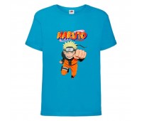 Футболка детская Наруто 007 (Naruto) голубая (NAR lblu 007) 128 см Футболка детская Наруто 007 (Naruto) голубая (NAR lblu 007) 128 см