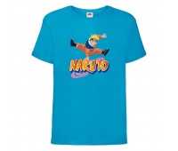 Футболка детская Наруто 037 (Naruto) голубая (NAR lblu 037) 128 см Футболка детская Наруто 037 (Naruto) голубая (NAR lblu 037) 128 см