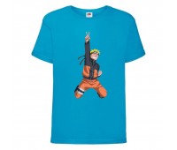Футболка детская Наруто 039 (Naruto) голубая (NAR lblu 039) 128 см Футболка детская Наруто 039 (Naruto) голубая (NAR lblu 039) 128 см