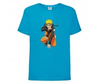 Футболка детская Наруто 045 (Naruto) голубая (NAR lblu 045) 128 см Футболка детская Наруто 045 (Naruto) голубая (NAR lblu 045) 128 см