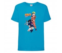 Футболка детская Наруто 050 (Naruto) голубая (NAR lblu 050) 128 см Футболка детская Наруто 050 (Naruto) голубая (NAR lblu 050) 128 см
