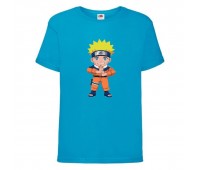 Футболка детская Наруто 060 (Naruto) голубая (NAR lblu 060) 128 см Футболка детская Наруто 060 (Naruto) голубая (NAR lblu 060) 128 см